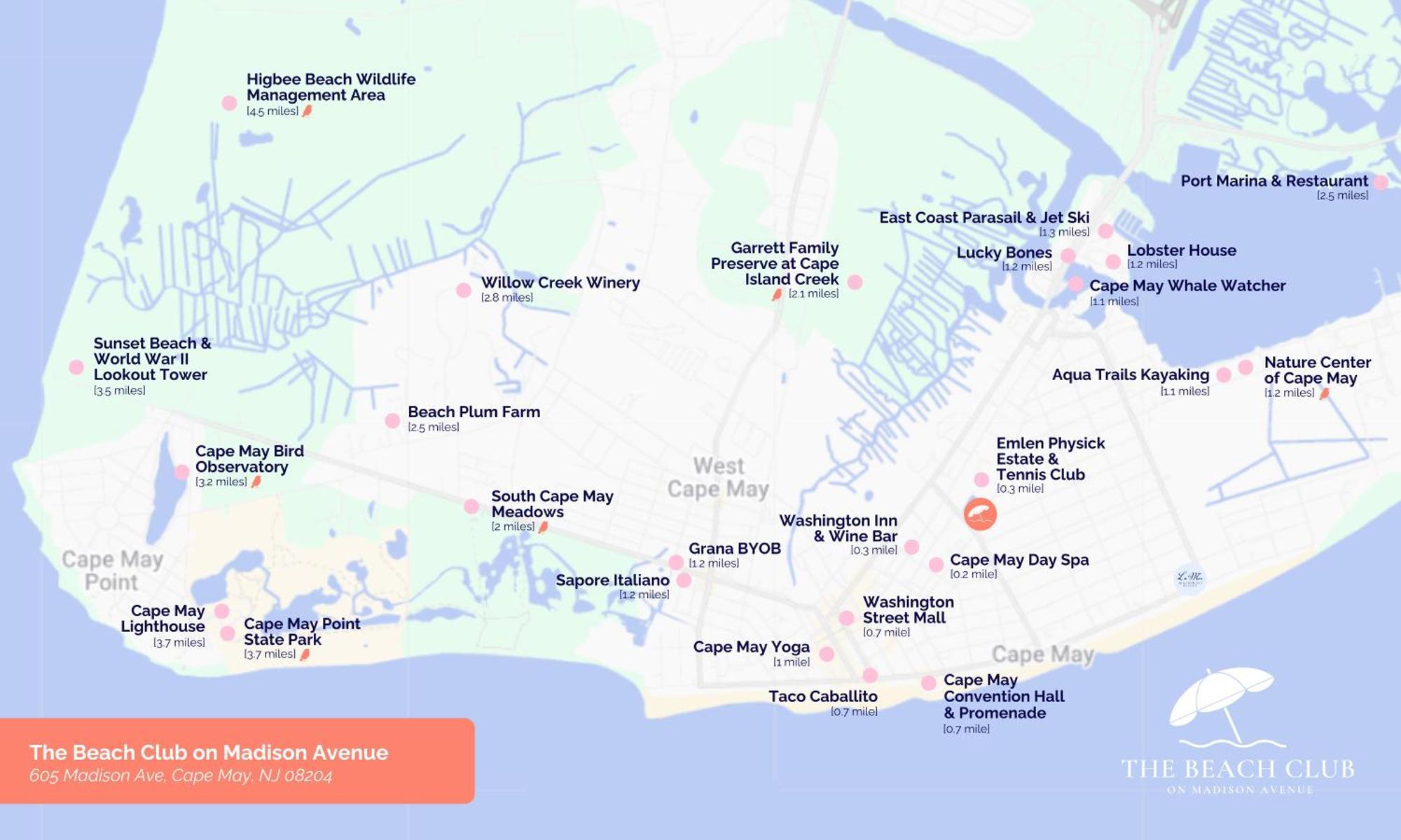 The Beach Club On Madison Avenue Cape May Dış mekan fotoğraf